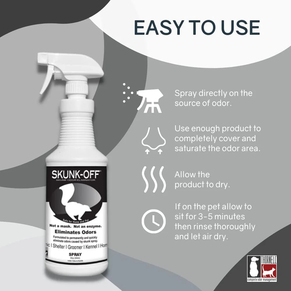 Skunk Off Liquid Spray Odor Eliminator – 32 oz