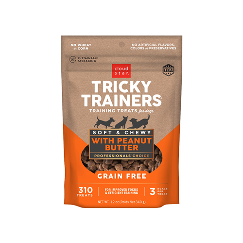 Tricky Trainers Soft & Chewy – Peanut Butter – Grain Free