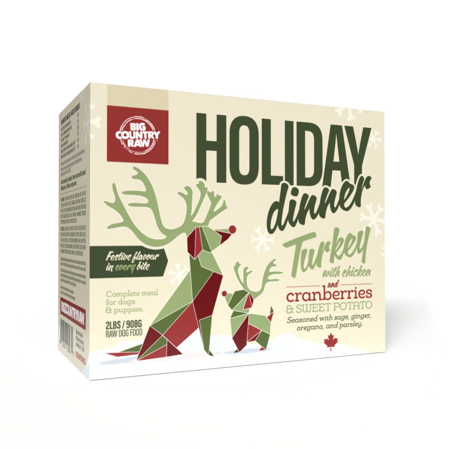 Holiday Dinner Turkey & Chicken Carton - 2 x 1 lb