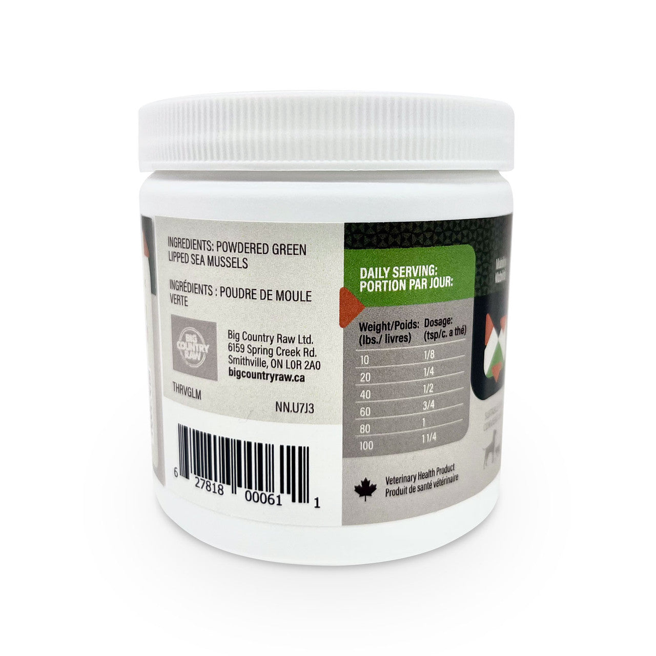 Thrive Green Lipid Mussels – 160 g