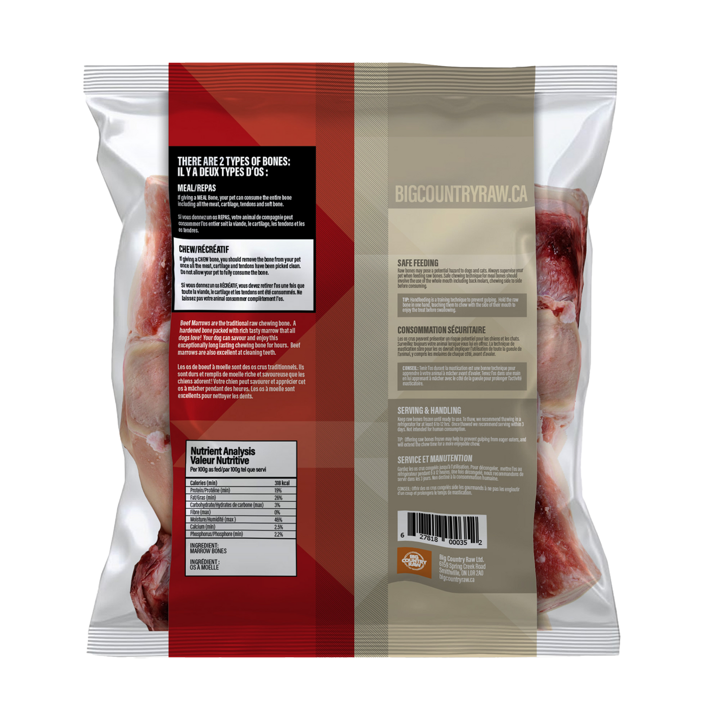 Large Marrow Bone – 2 lb bag