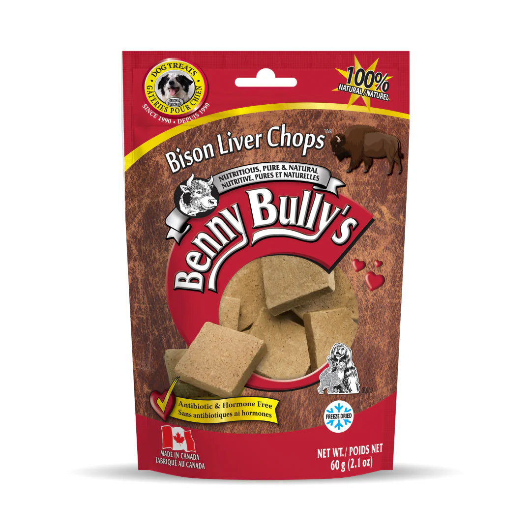 Benny Bully’s - Bison Liver Chops - 60g