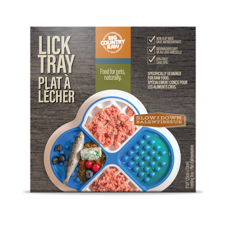 Big Country Raw Lick Tray – Blue & White