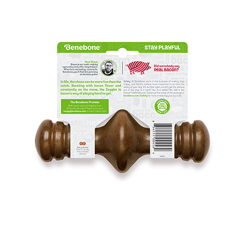 Benebone® Zaggler Bacon Flavor Dog Chew – Medium