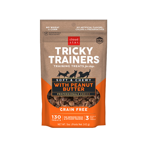 Tricky Trainers Soft & Chewy – Peanut Butter – Grain Free