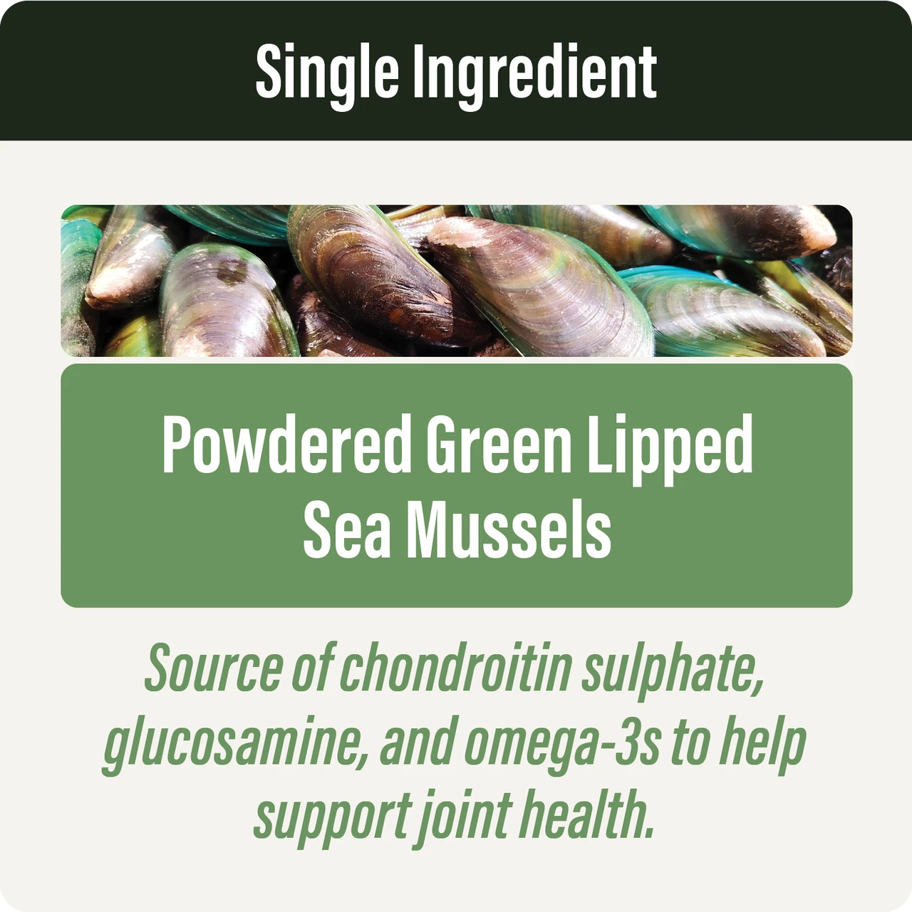 Thrive Green Lipid Mussels – 160 g