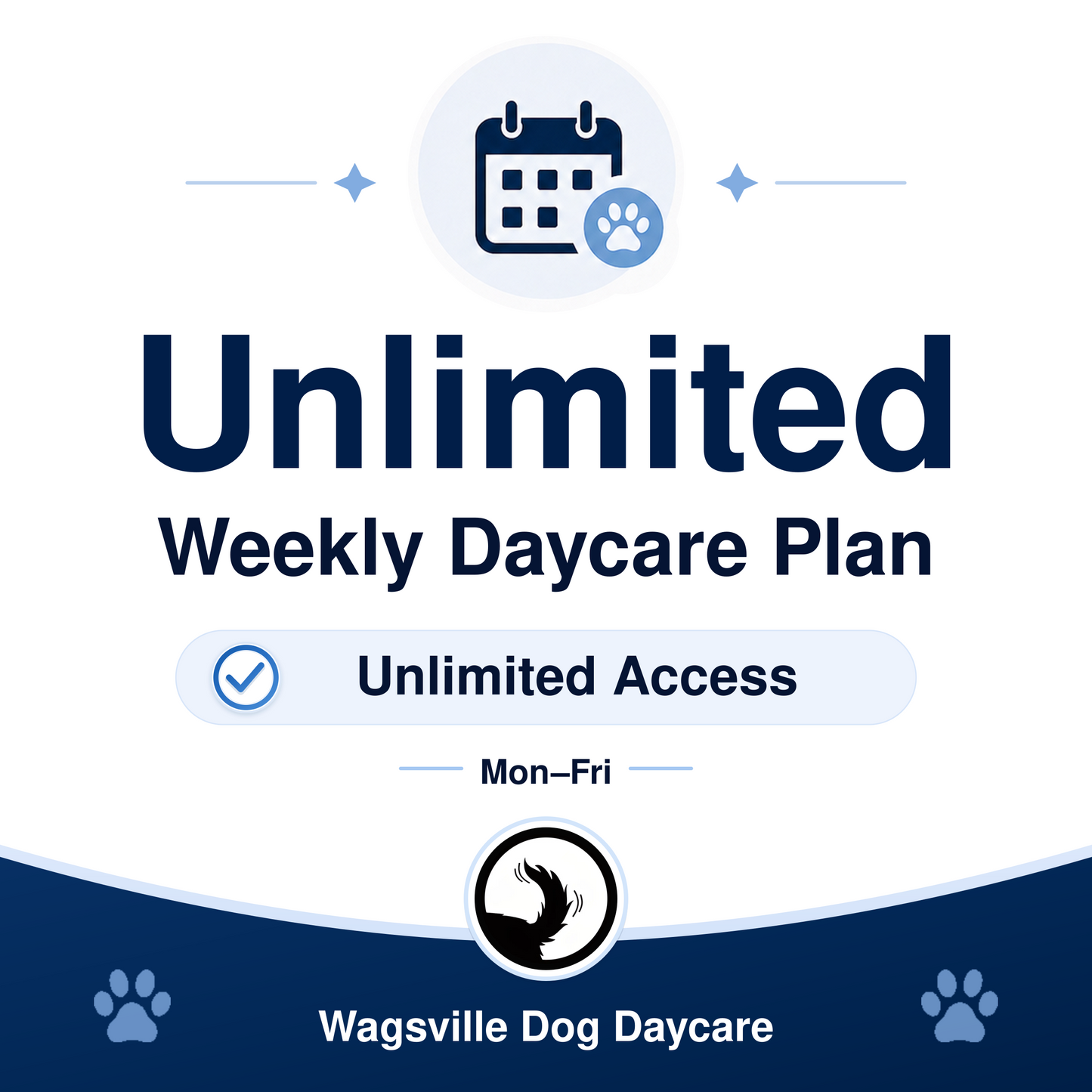 Wagsville Unlimited Weekly Daycare Plan