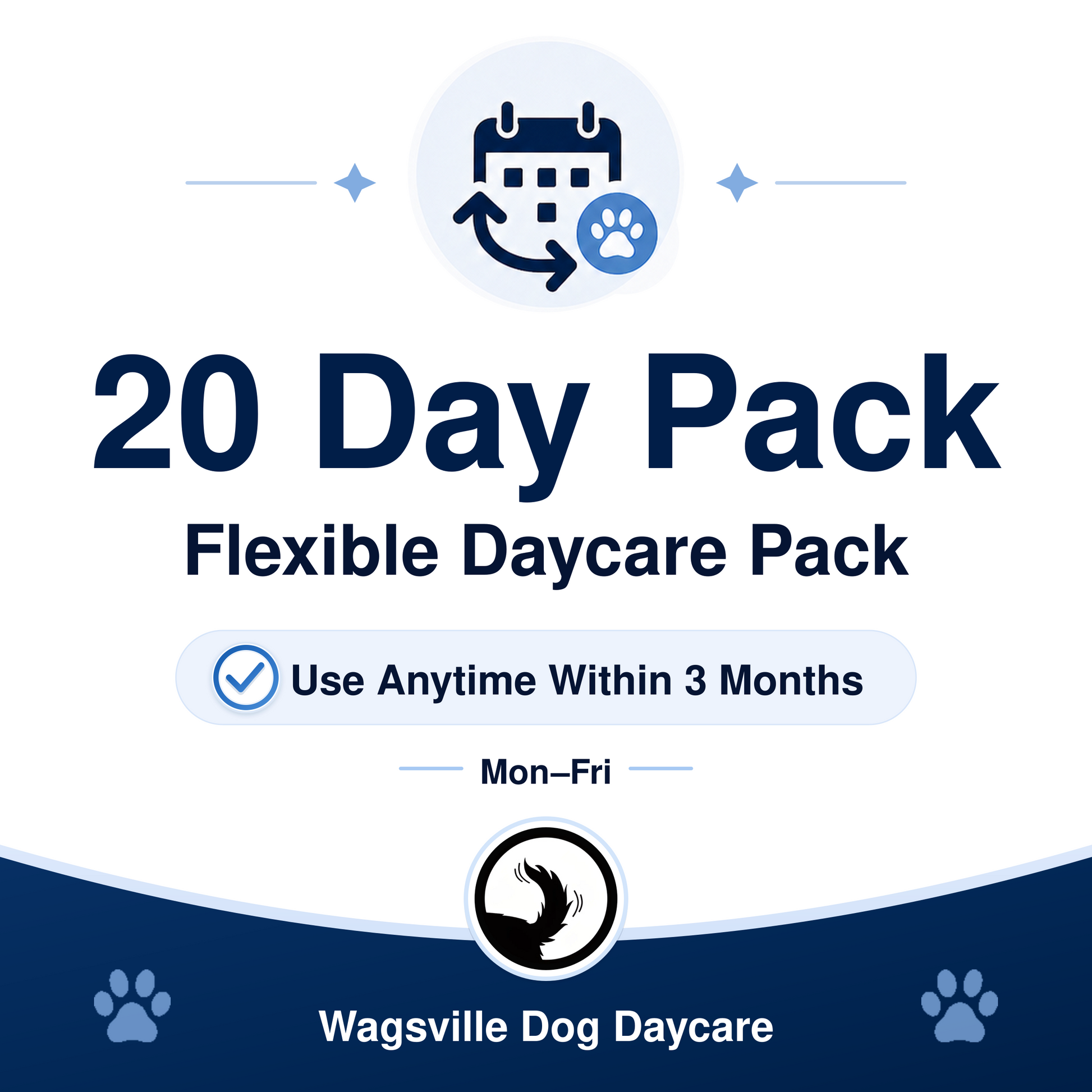Wagsville 20 Day Flexible Daycare Pack