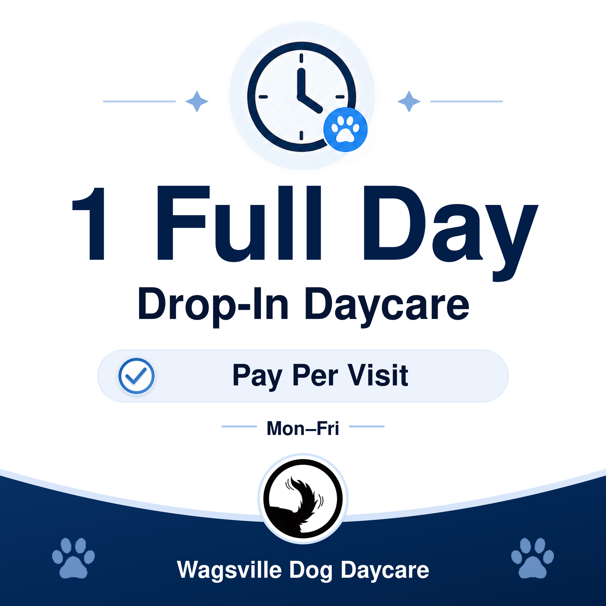Wagsville 1 Full Day Drop-In Daycare